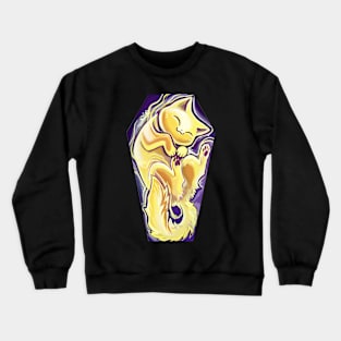 Sleepy 9th Life Coffin Crewneck Sweatshirt